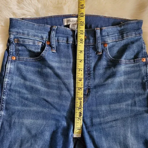 Madewell 10 High-Rise Skinny Jeans in Brockton Wash Size 28 EUC